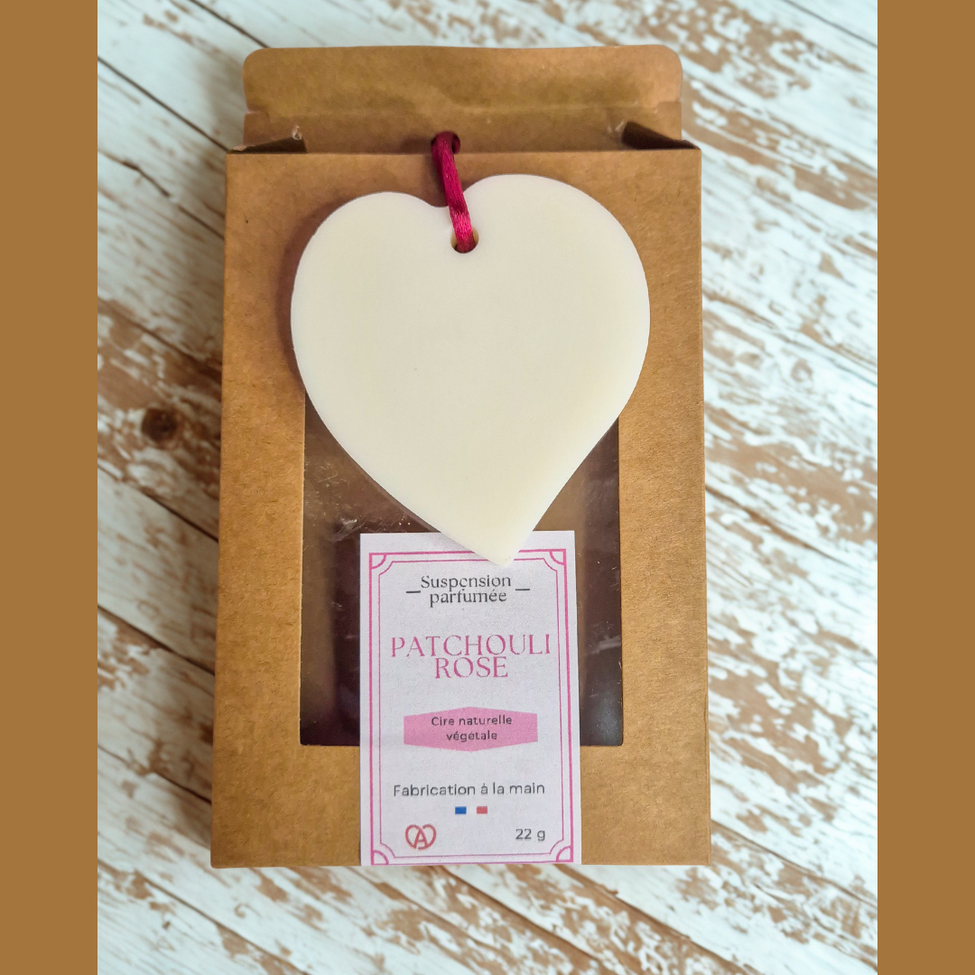 Suspension parfumée "Patchouli Rose" – Bougies des Sens