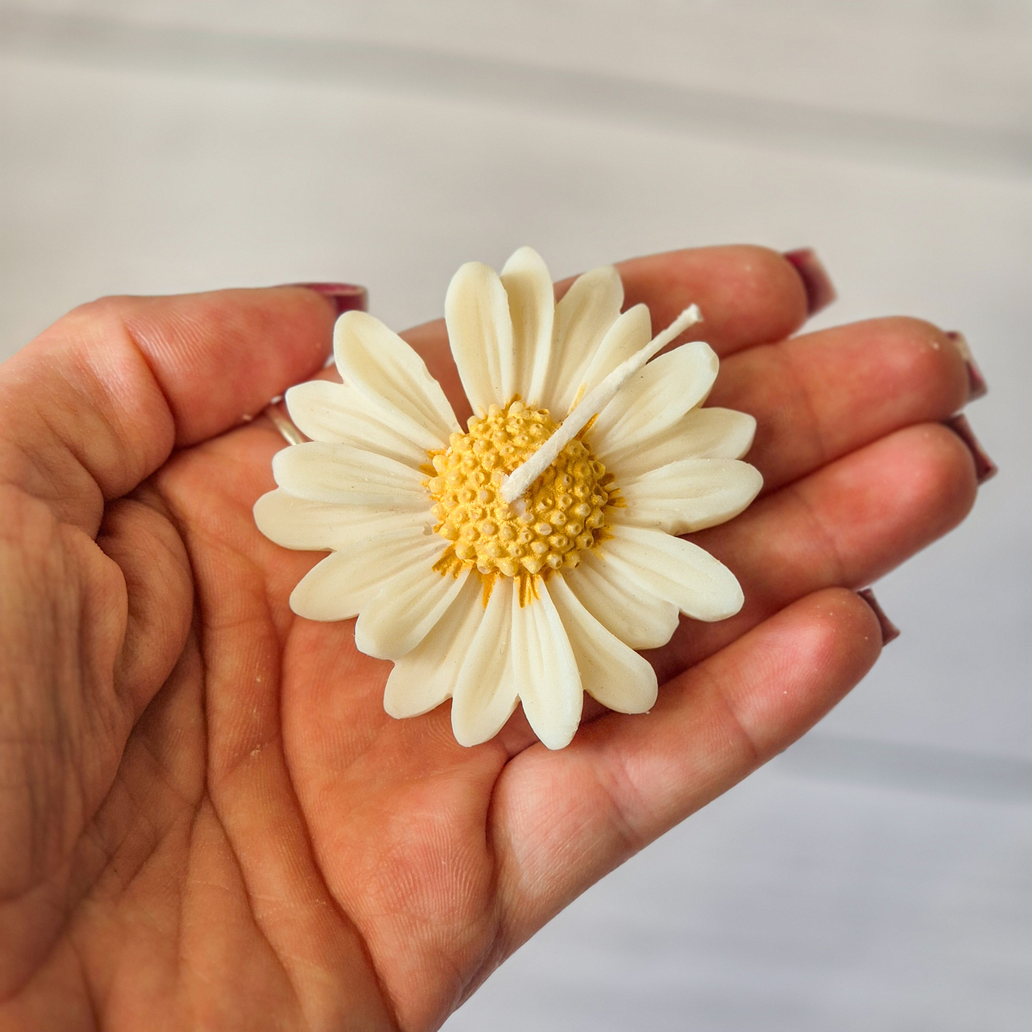 Petite bougie marguerite – Ylang-ylang & Jasmin