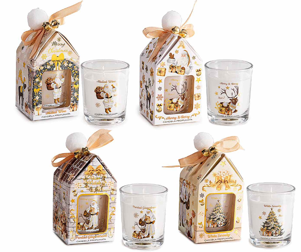 Bougie parfumée de Noël