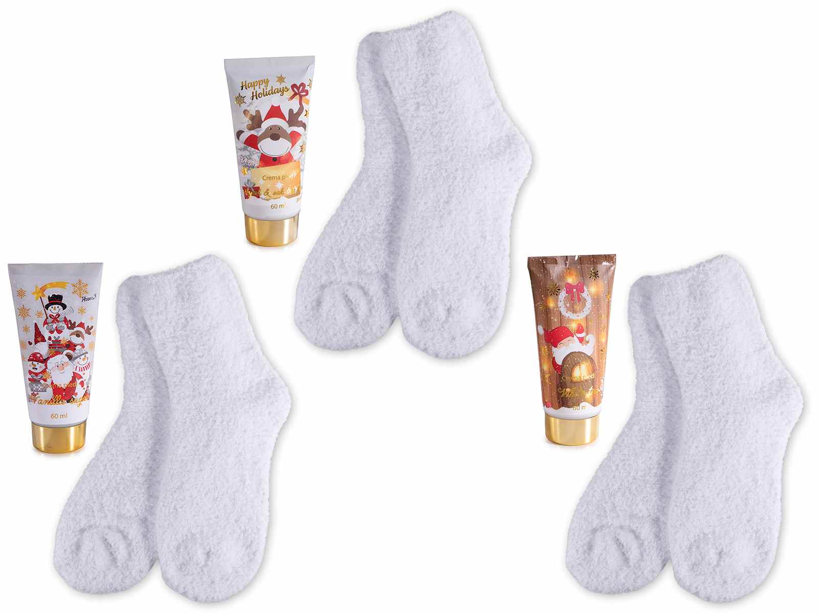 Duo détente – chaussettes douces & crème pour les pieds