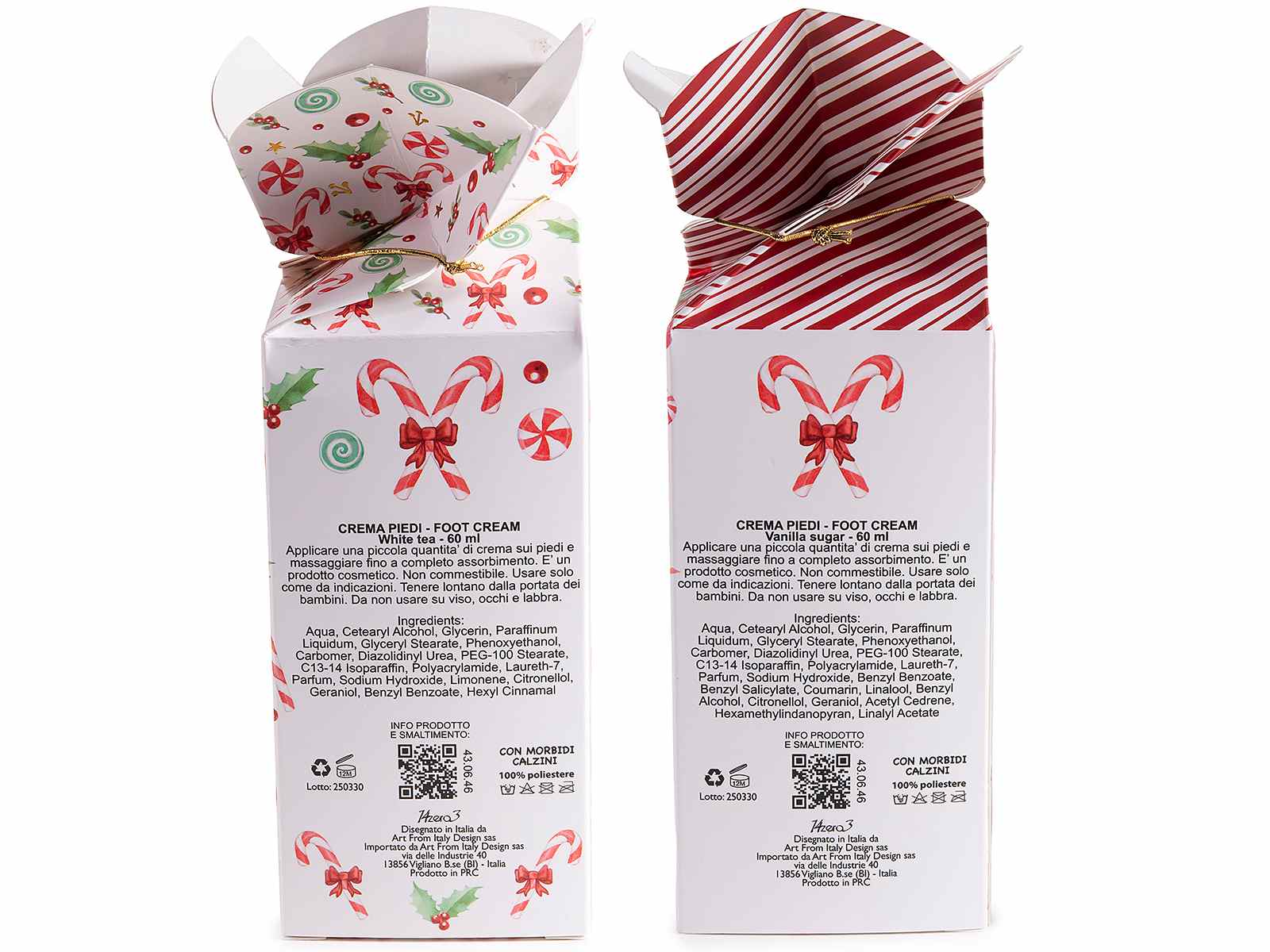 Duo chausettes et crème pour les pieds à offrir