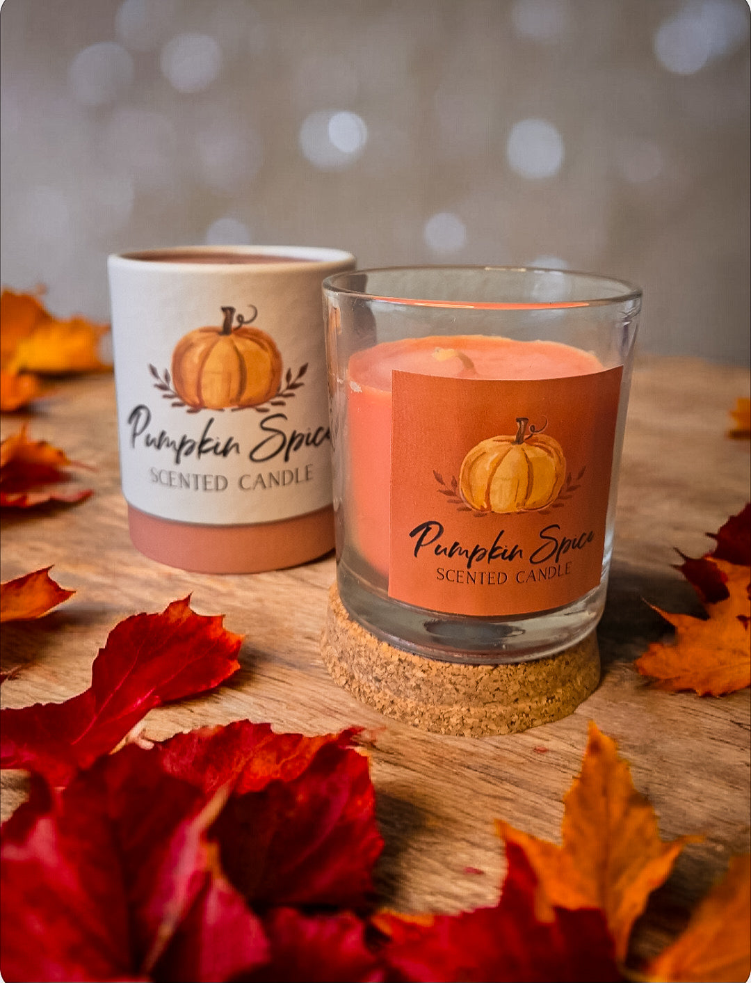 Bougie à la citrouille épicée