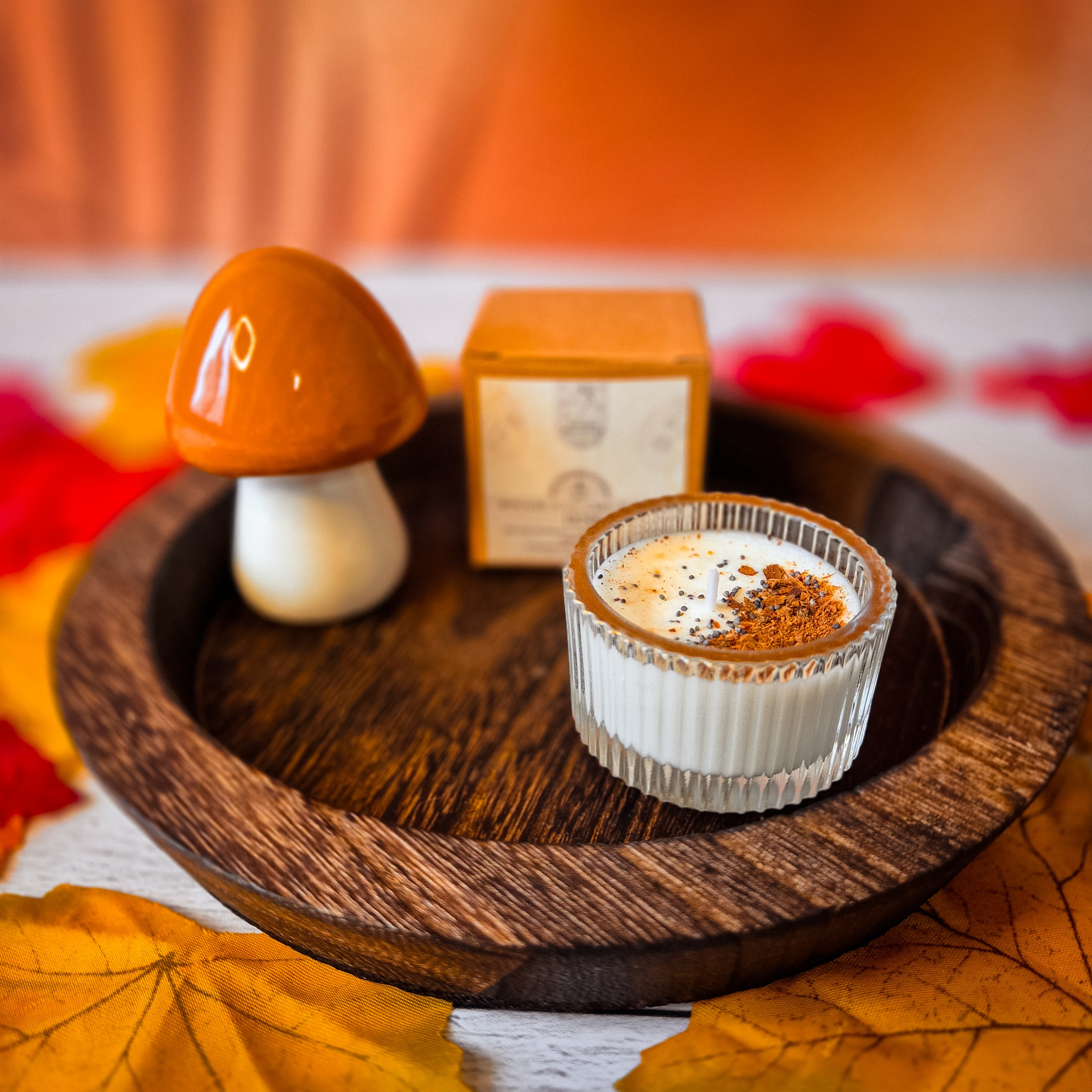 Mini bougie naturelle – Cèdre & bois de santal