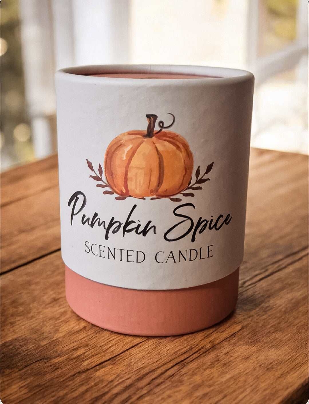 Bougie à la citrouille épicée