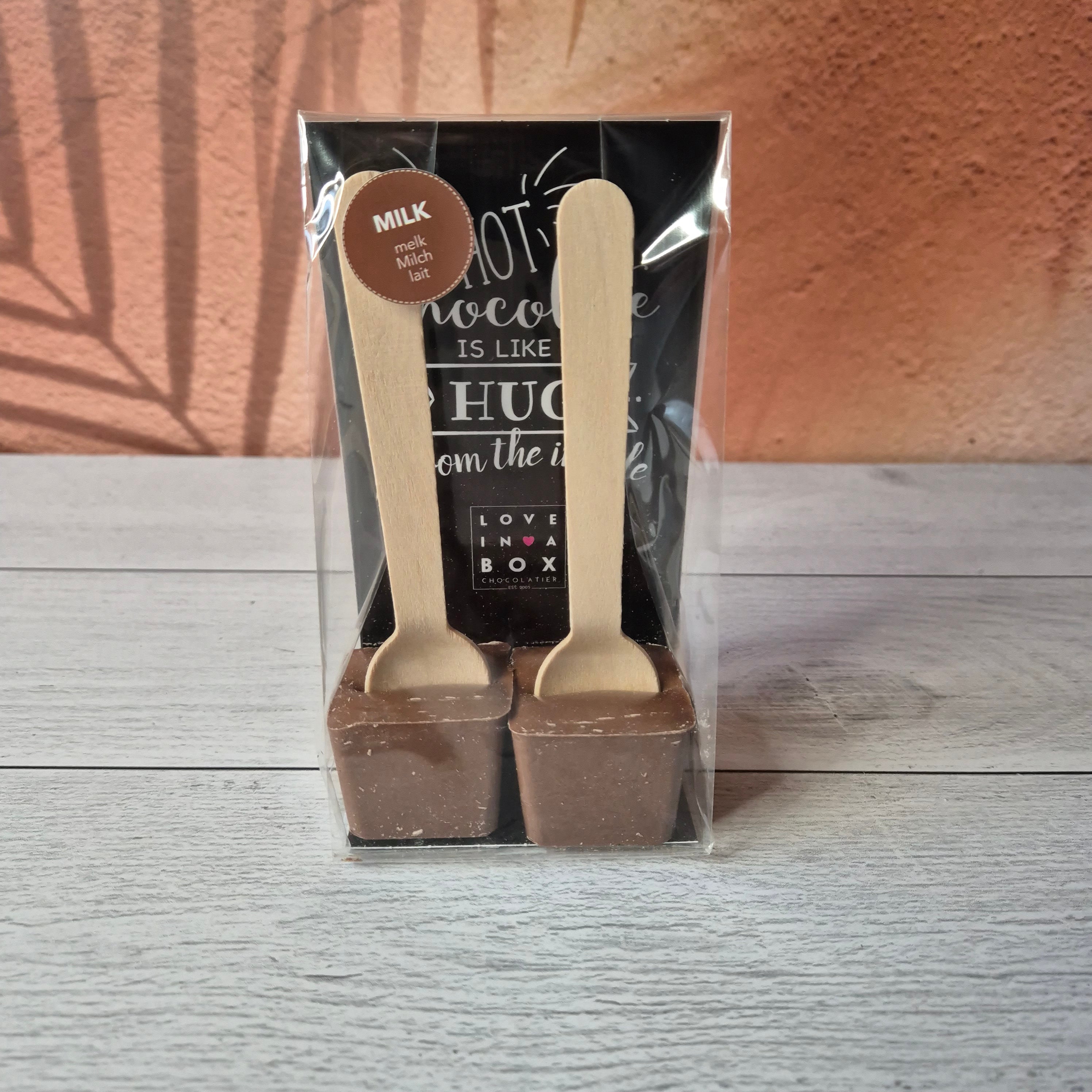 Cuillères chocolat chaud